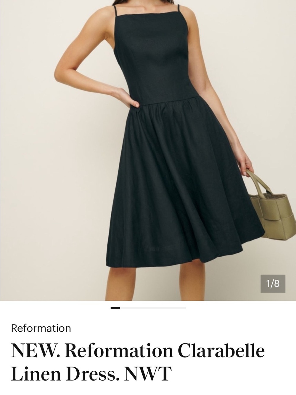 Bundle sale! Reformation dress (size 2)+ strapless Aritzia jumpsuit (size 0).